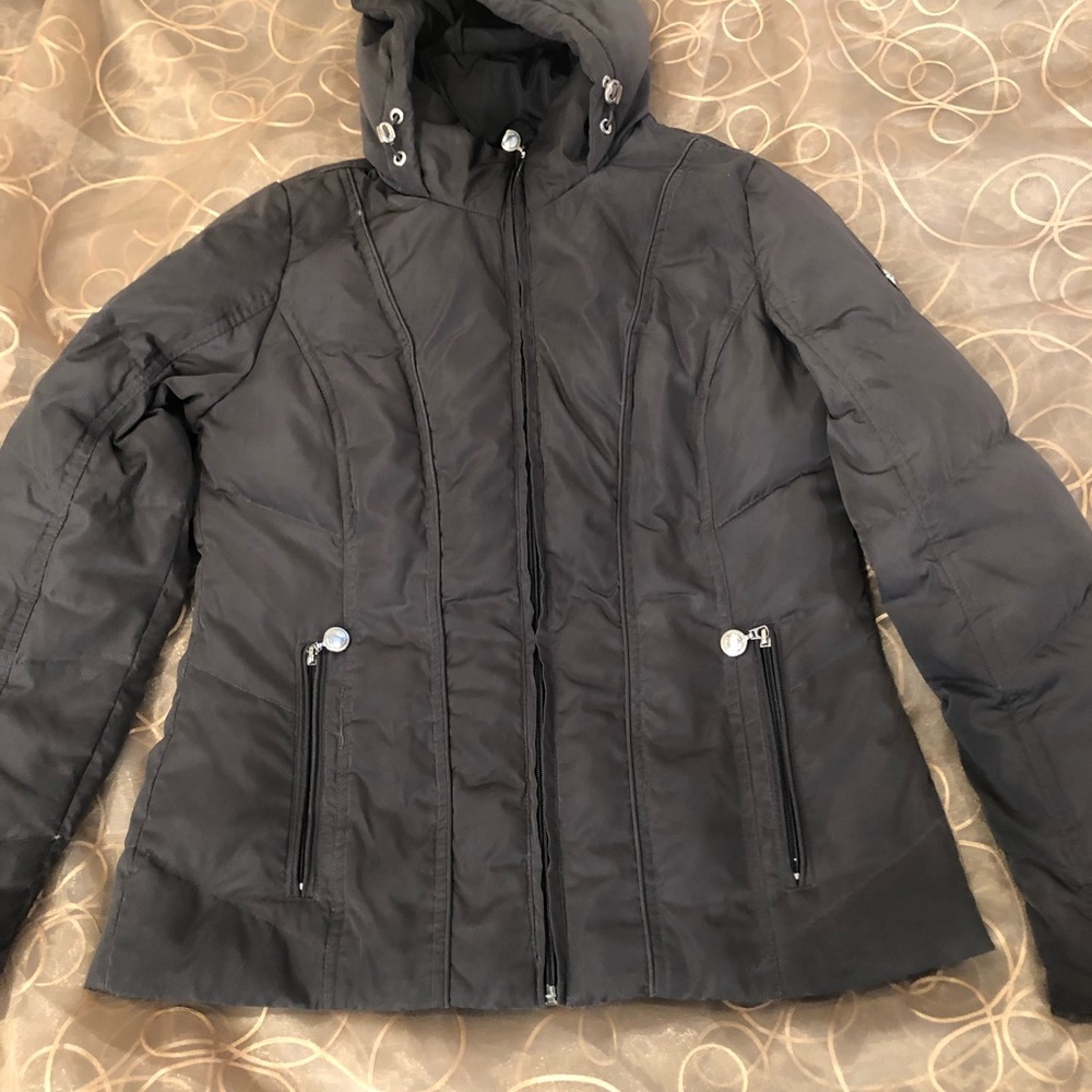 Women's Calvin Klein Hooded Down Puffer Jacket
